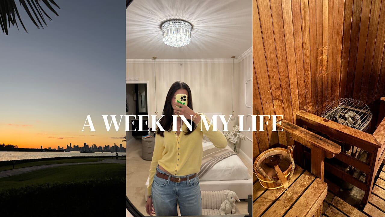 a week in my life